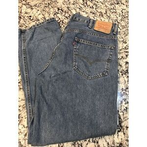 Levi 550 Jeans Mens 38 x 32 Blue Relaxed Fit Medium Wash Cotton‎ Denim Pants